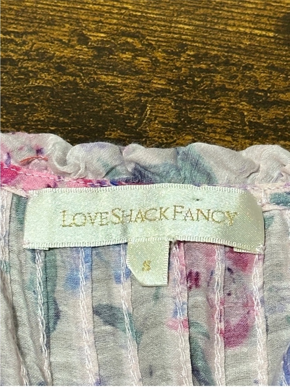 LoveShackFancy Fatima Floral Print Mini Dress - Picture 4 of 7
